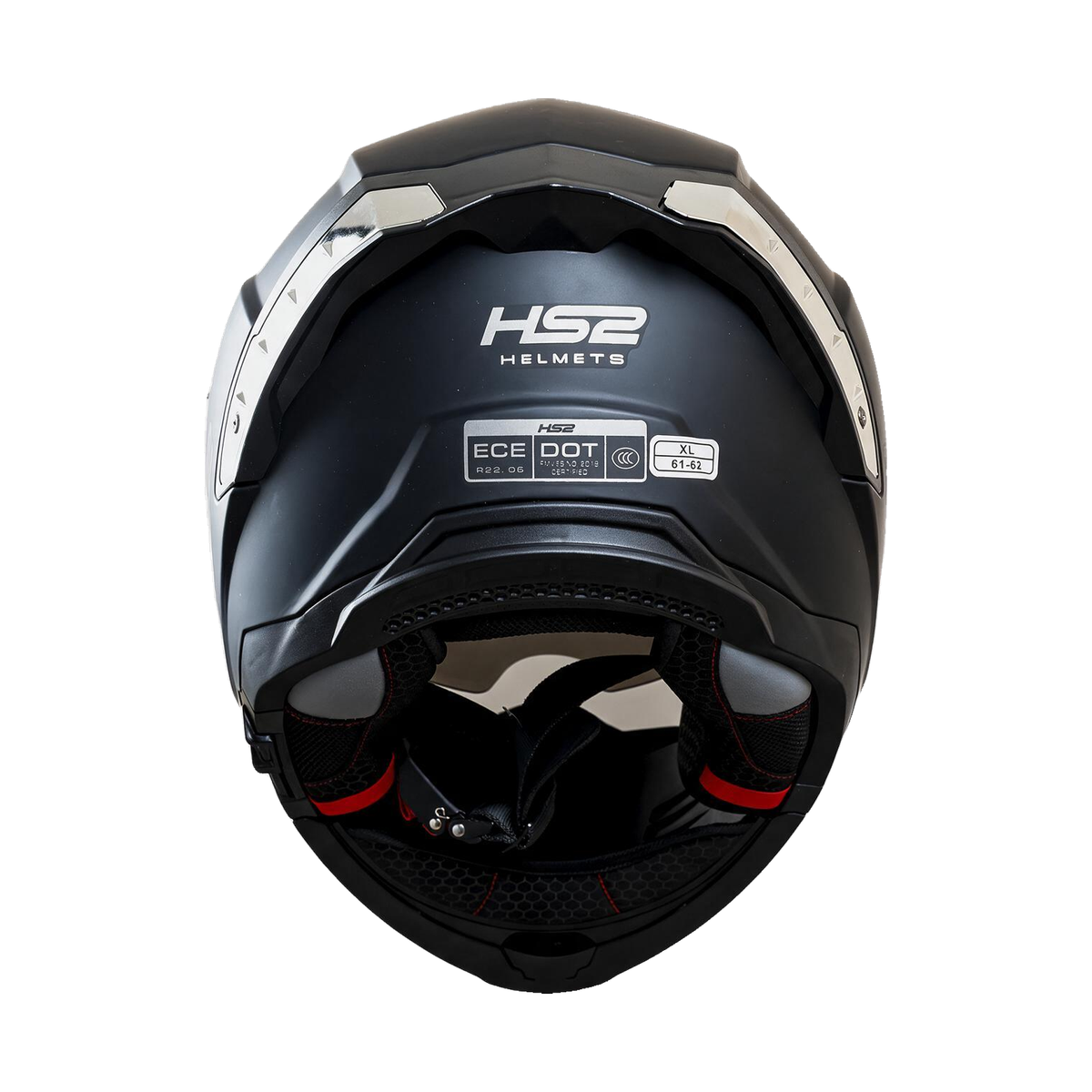 QUICKSILVER modular negro mate - trasera con certificacion ECE R22.06 DOT